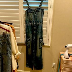 Zara cargo denim  jumper